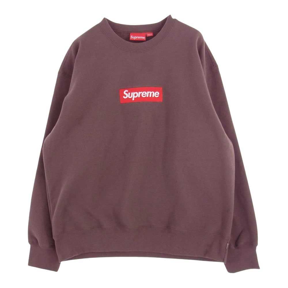 Supreme シュプリーム パーカー 22AW Box Logo Crewneck Brown