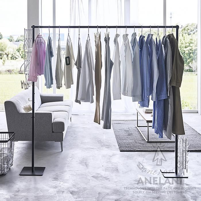 物干し台ブラック 室内用折りたたみ室内干し部屋干し布団干し室内物干しホワイト洗濯物