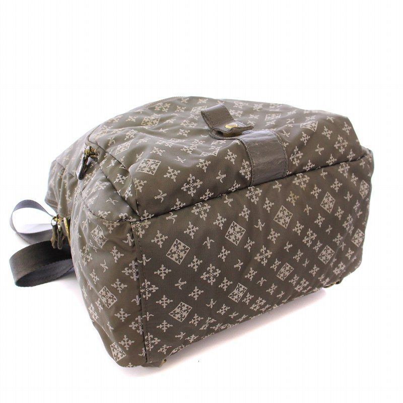 希少カラー【ラシット】russet モノグラム リュック 総柄 緑×ベージュ セール 30%OFF】リュックサック(R－406)(502890638) | ラシット