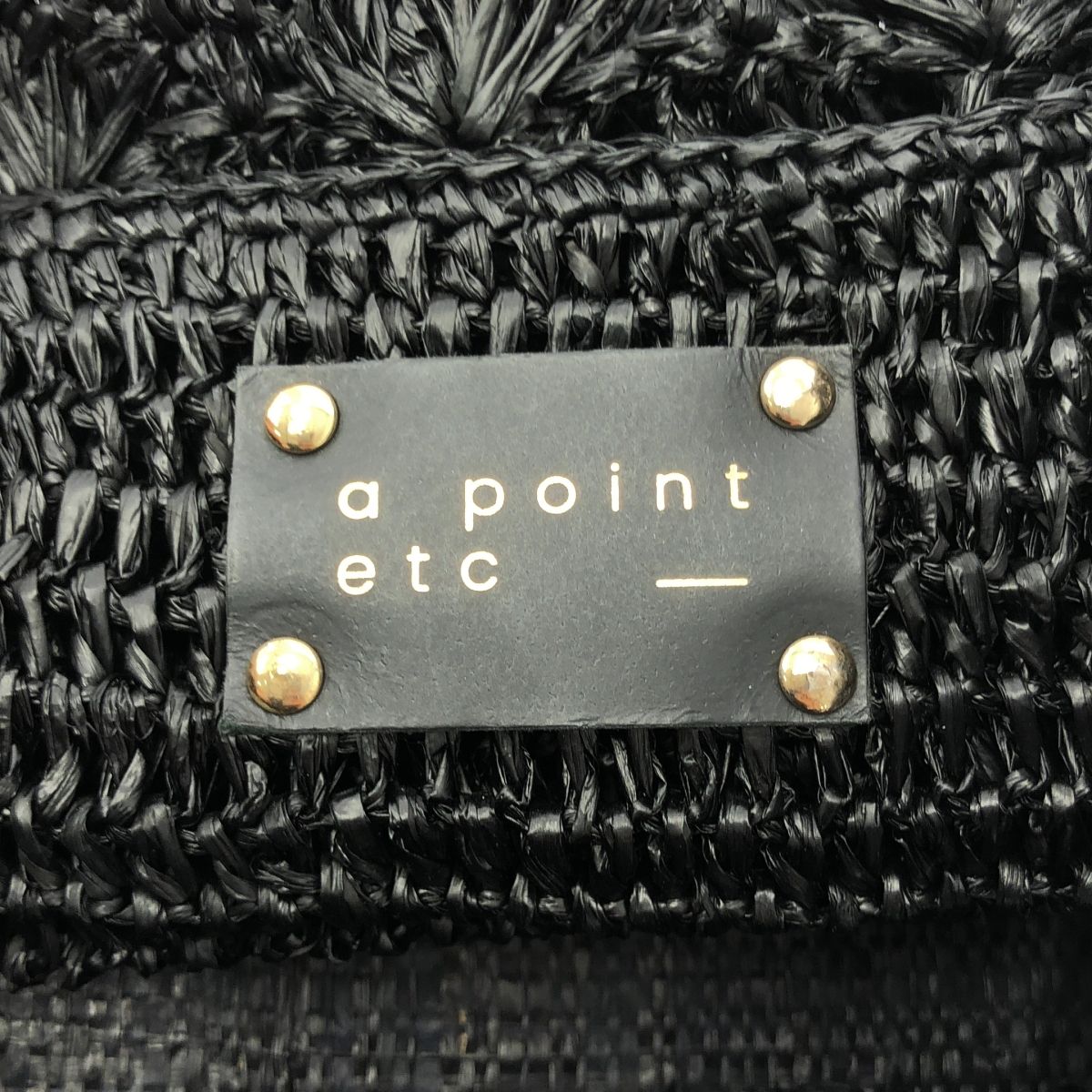 A POINT ETC / アーポワンウテセ | ラフィア かごトートバッグ
