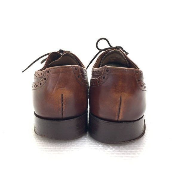 Loake ダークブラウン レザー ウィングチップ Loake（ローク） ウィングチップ Loake BUCKINGHAM ブラウン メンズ