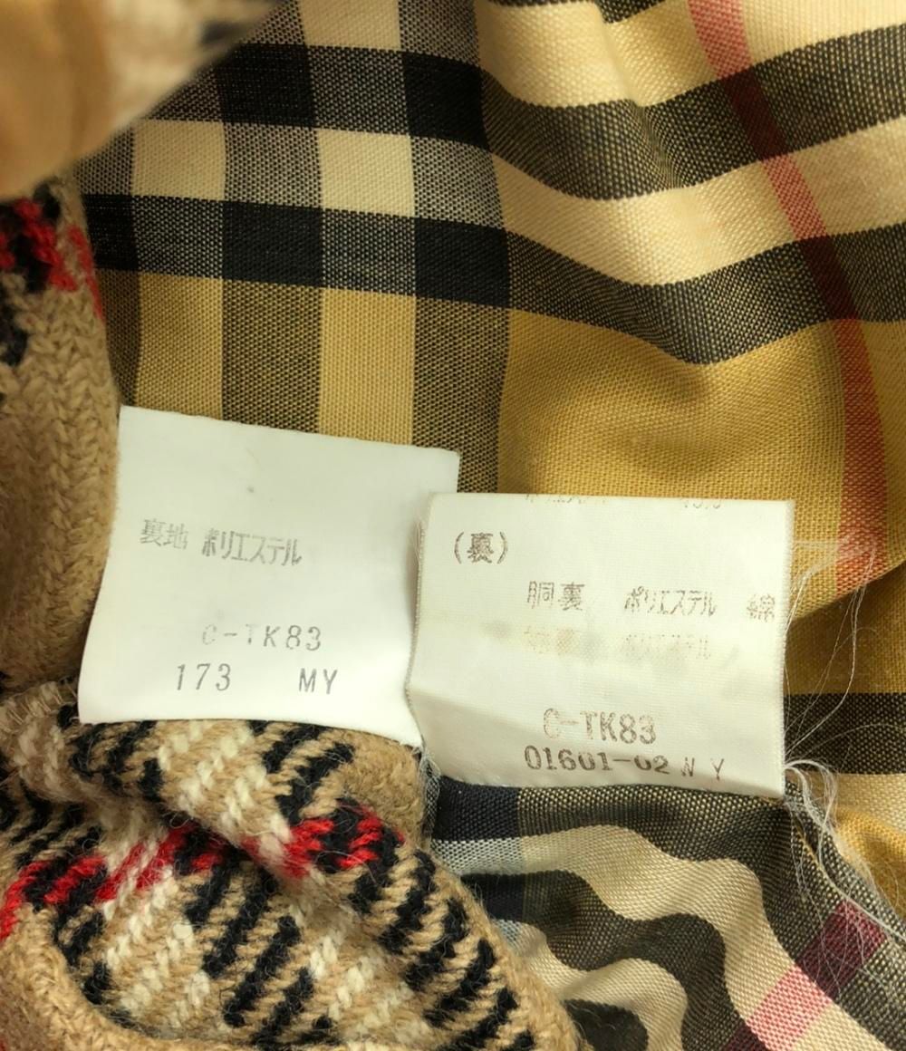 【美品】173 Burberrys of LONDON バーバリー マフラー ラムウール 100% レッド チェック メンズ レディース ストール ファッション 美品✨BURBERRYS トレンチコート ベルト ノバチェック ホワイト 11