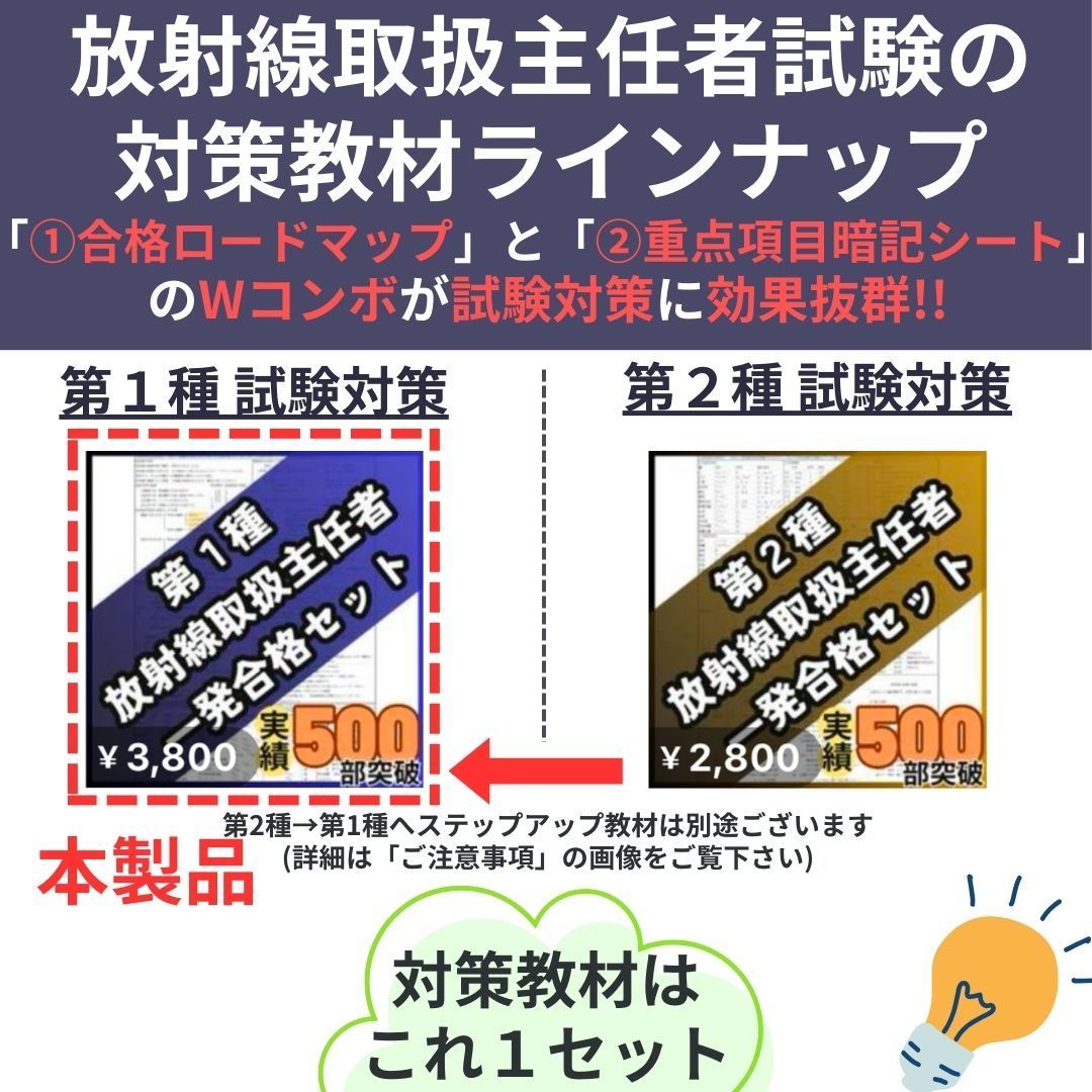 初学者も安心》第1種放射線取扱主任者 試験対策 合格ロード