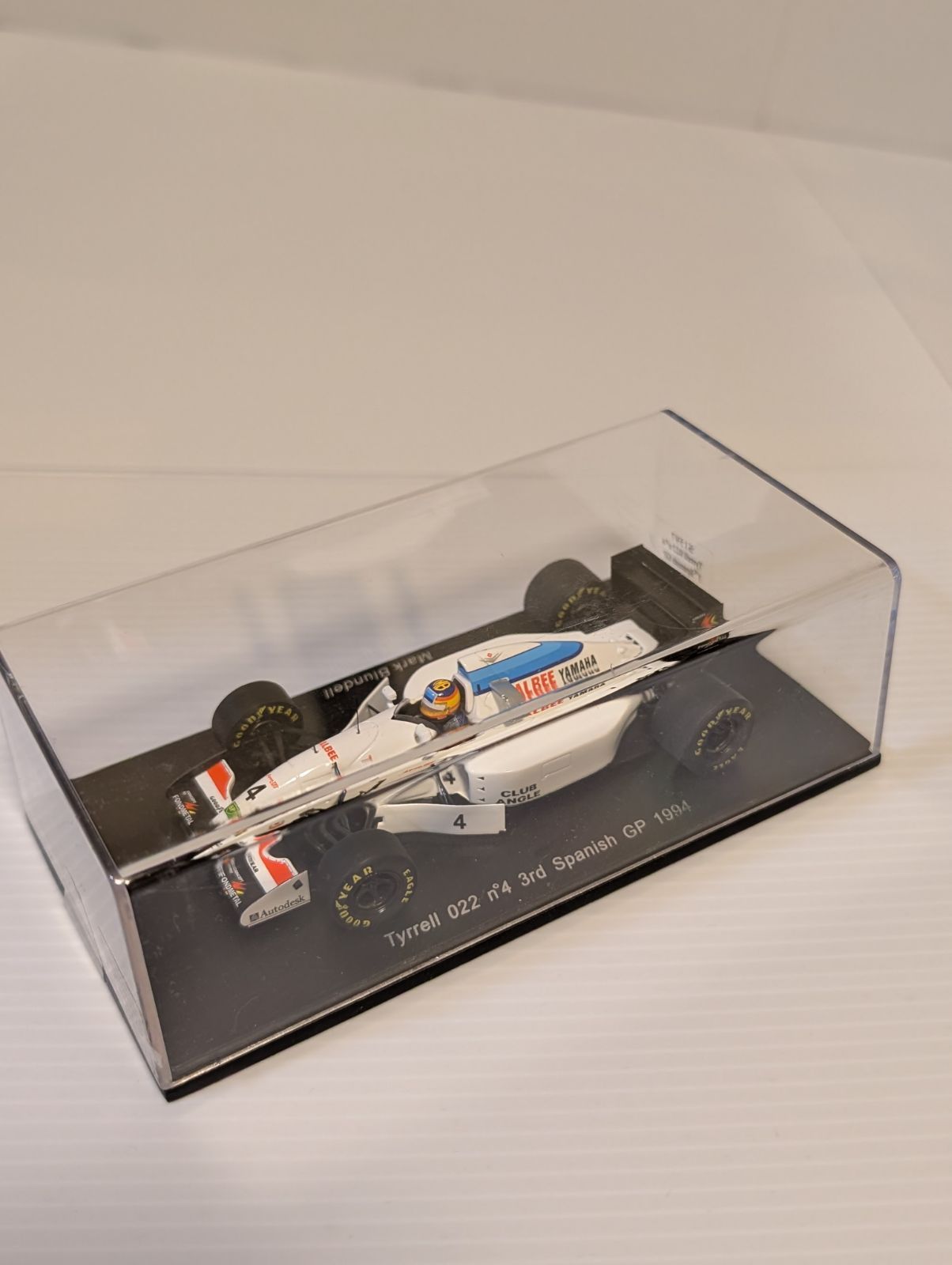 最後の表彰台 1|43 スパーク ティレル022 マーク ブランデル