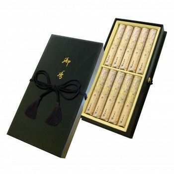 薫寿堂 花琳飛燕 短寸10把入桐塗箱 10000