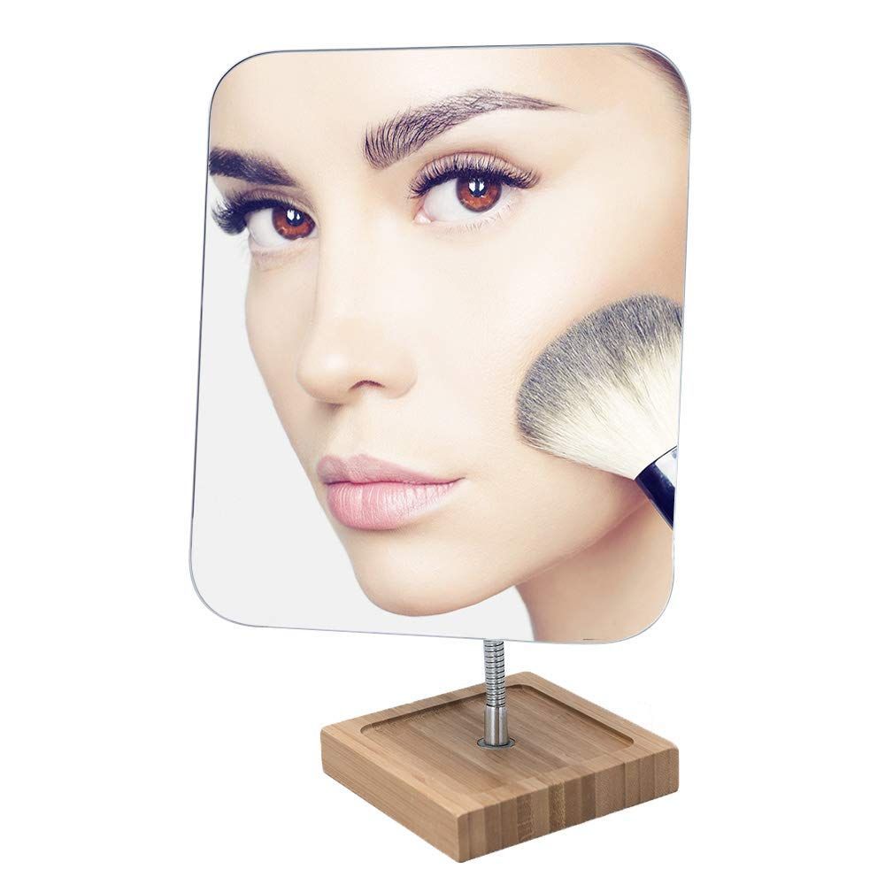 YEAKE 携帯式折りたたみ化粧鏡R-