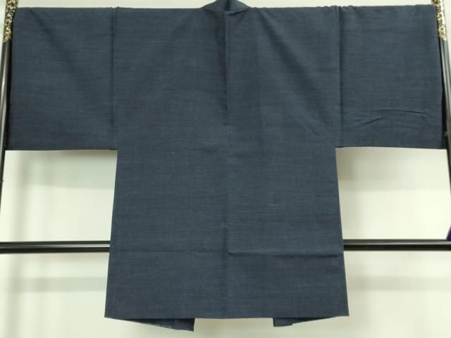 平和屋本店□極上 男性 本場結城玉紬 アンサンブル キングサイズ 結織