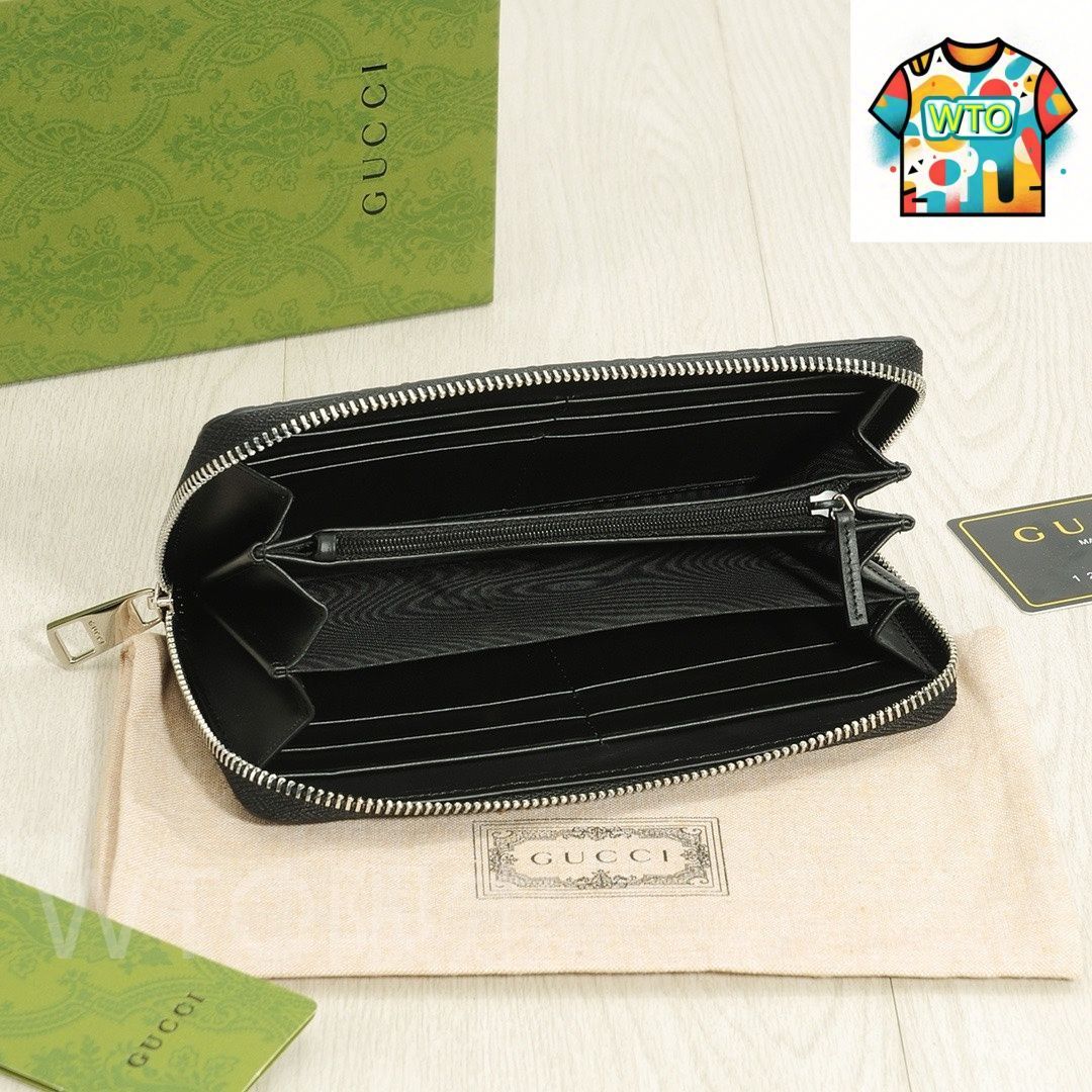 グッチ 人気レザー財布