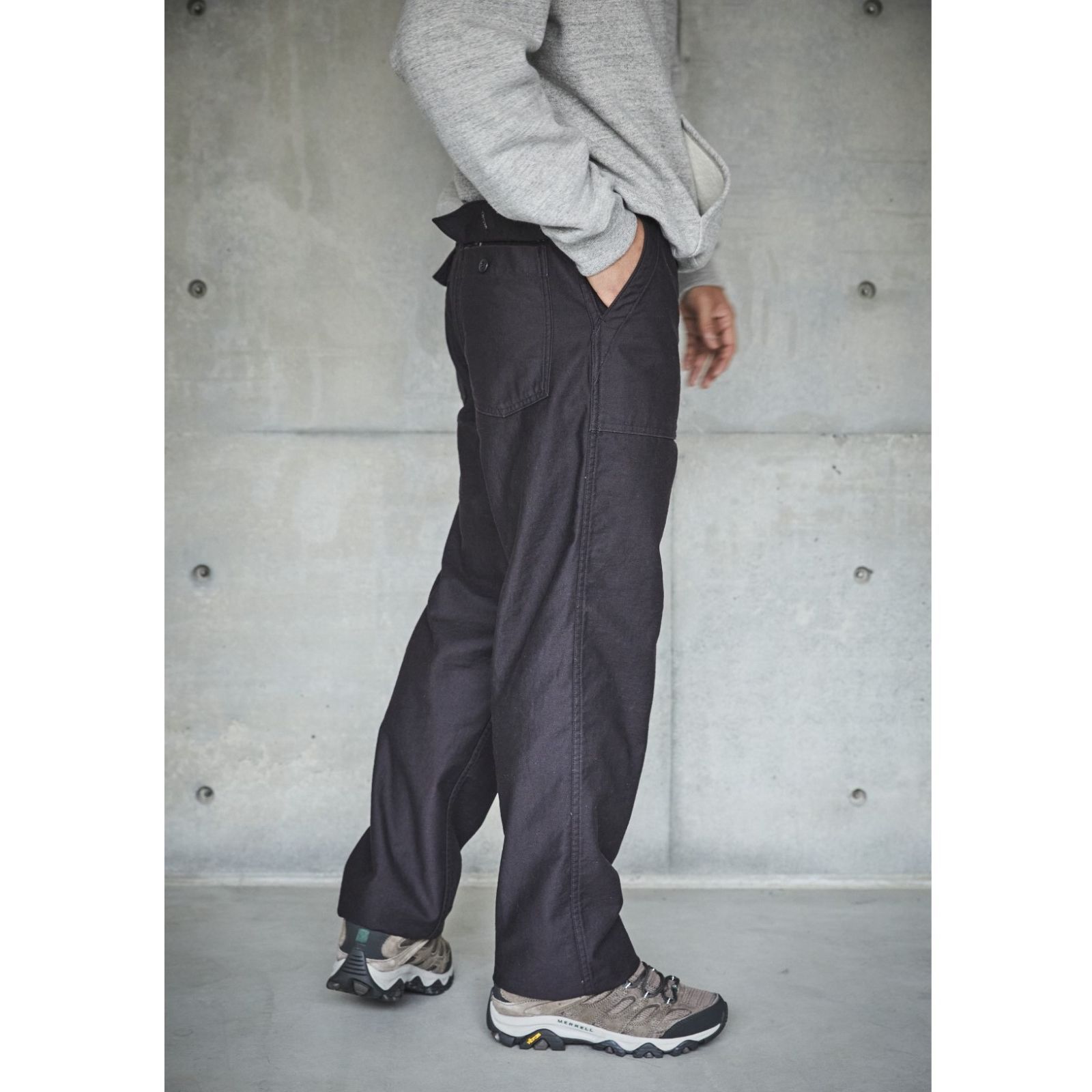 orslow オアスロウ U.S ARMY FATIGUE PANTS REGULAR FIT BLACK ファティーグパンツ レギュラーフィット  ブラック 新品 - メルカリ