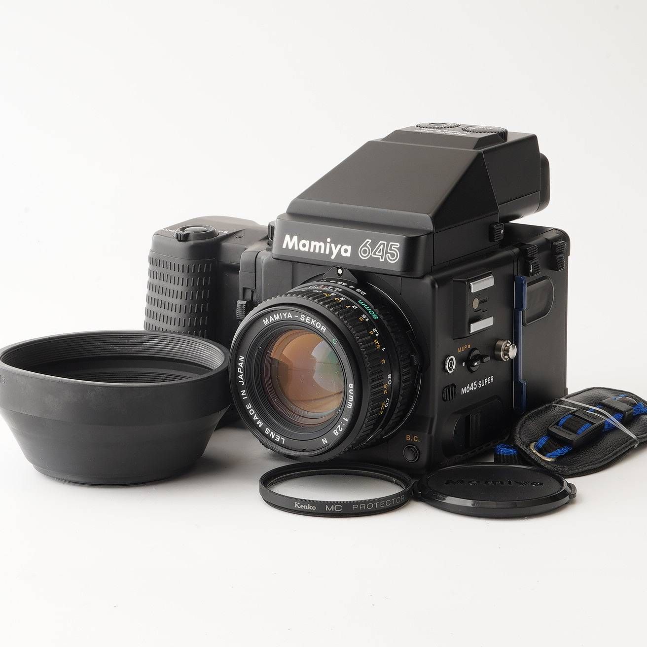 Mamiya M645 super 中判カメラ 80mm レンズ付き ジャンク S4429254 Mamiya m645 Super Medium Format SLR + 80mm f⁄2.8 Lens Tested