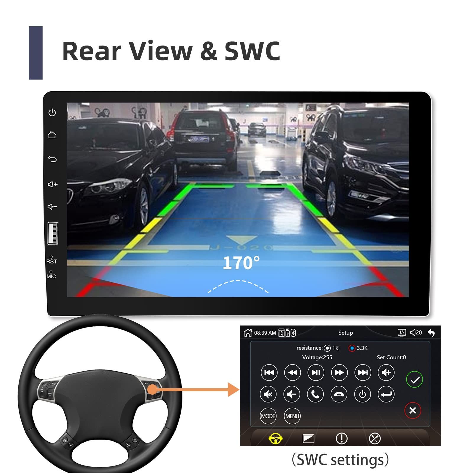 車 新品 1DIN Carplayカーオーディオ、Hodozzy 9インチカーステレオ 