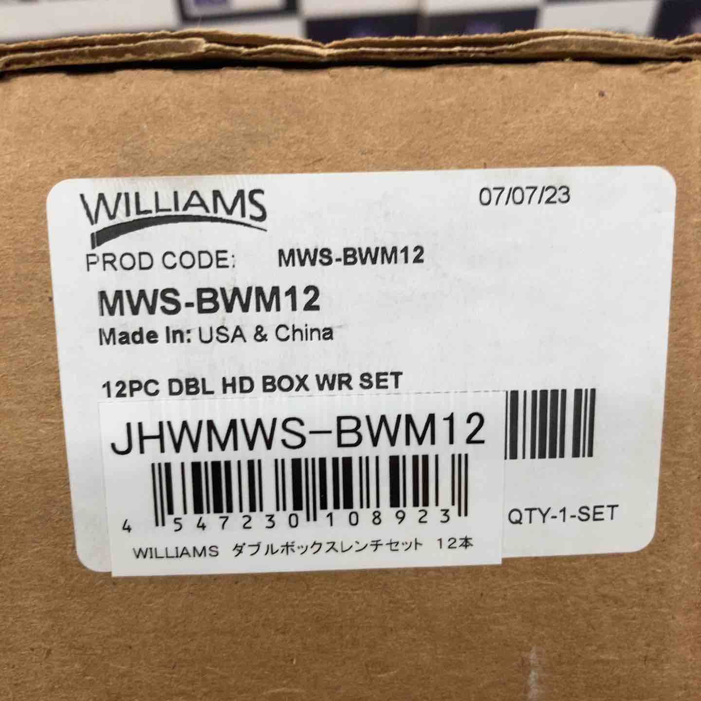 ダブルボックスレンチセット JHWMWS-BWM12