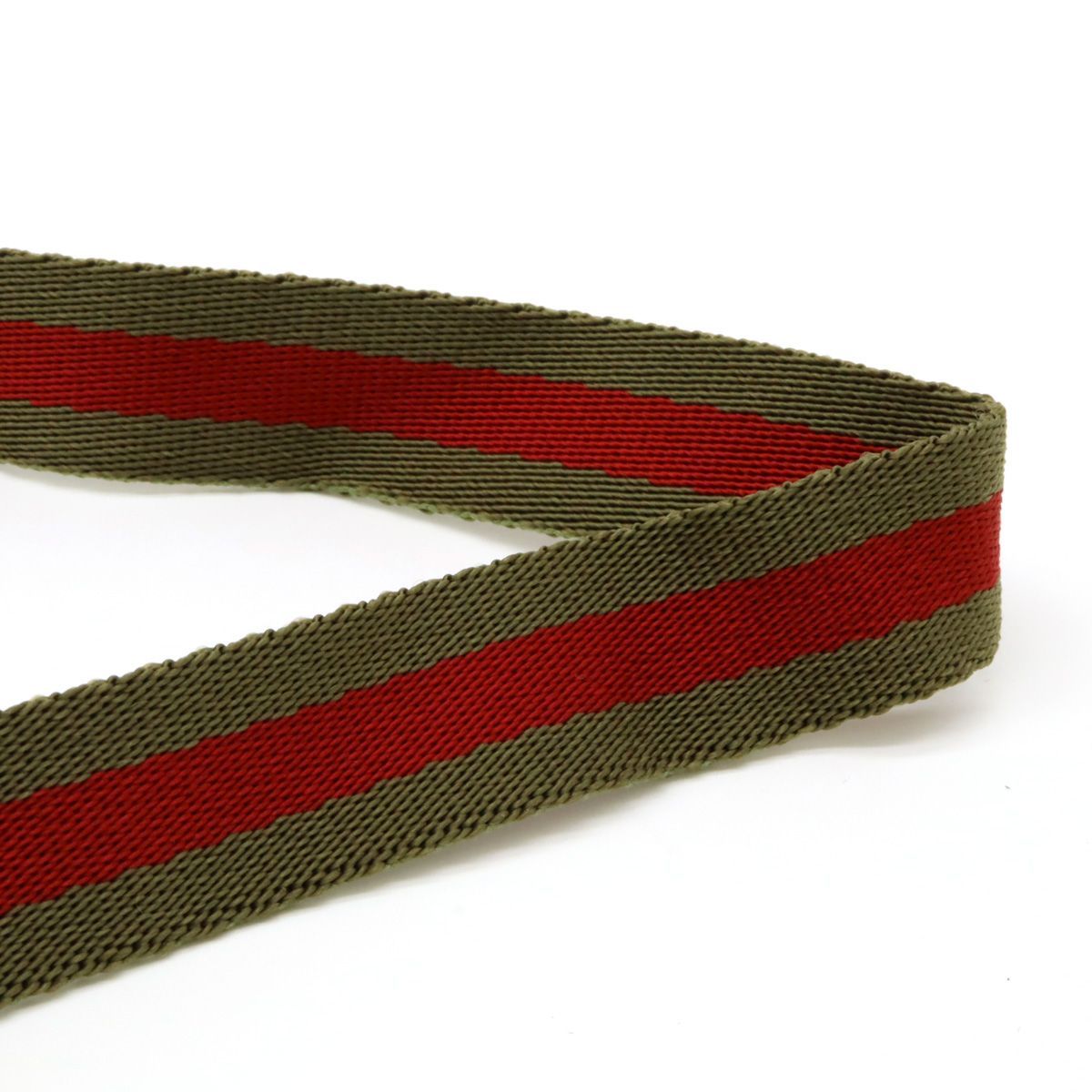 GUCCI - GUCCI グッチ ウェブライン シェリーライン ネックストラップ 携帯ストラップ キャンバス レザー モスグリーン レッド ブラック 039 2194 1089 GUCCI グッチ ウェブライン シェリーライン ネックストラップ
