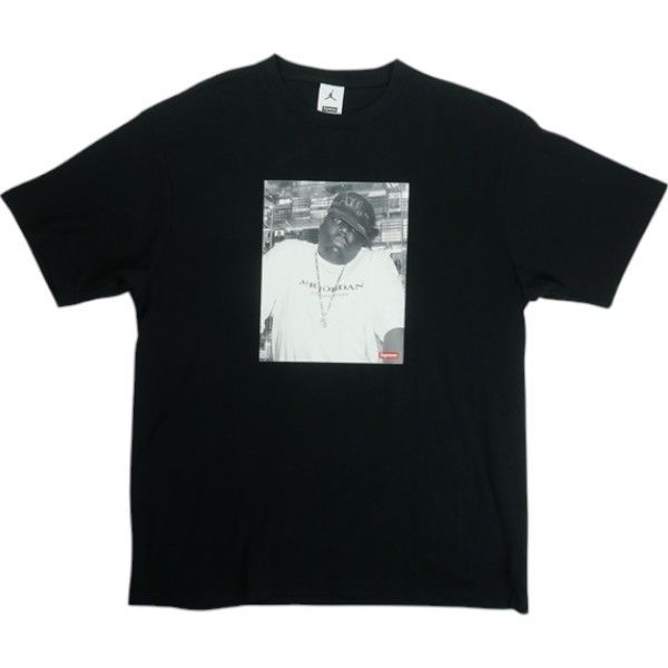 Size L SUPREME シュプリーム ×NIKE Jordan 24AW Biggie S|S Top Black Tシャツ 黒 -良い 20821114