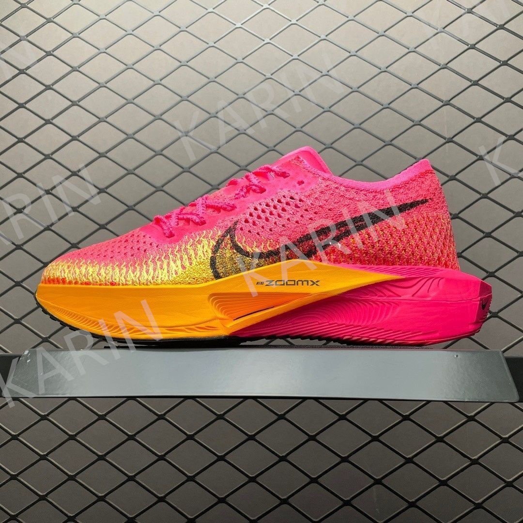 ナイキ ズームX ヴェイパーフライ ネクスト％ 3 ピンクオレンジ 26.5 ナイキ ズームX ヴェイパーフライ ネクスト％ 3 ピンクオレンジ