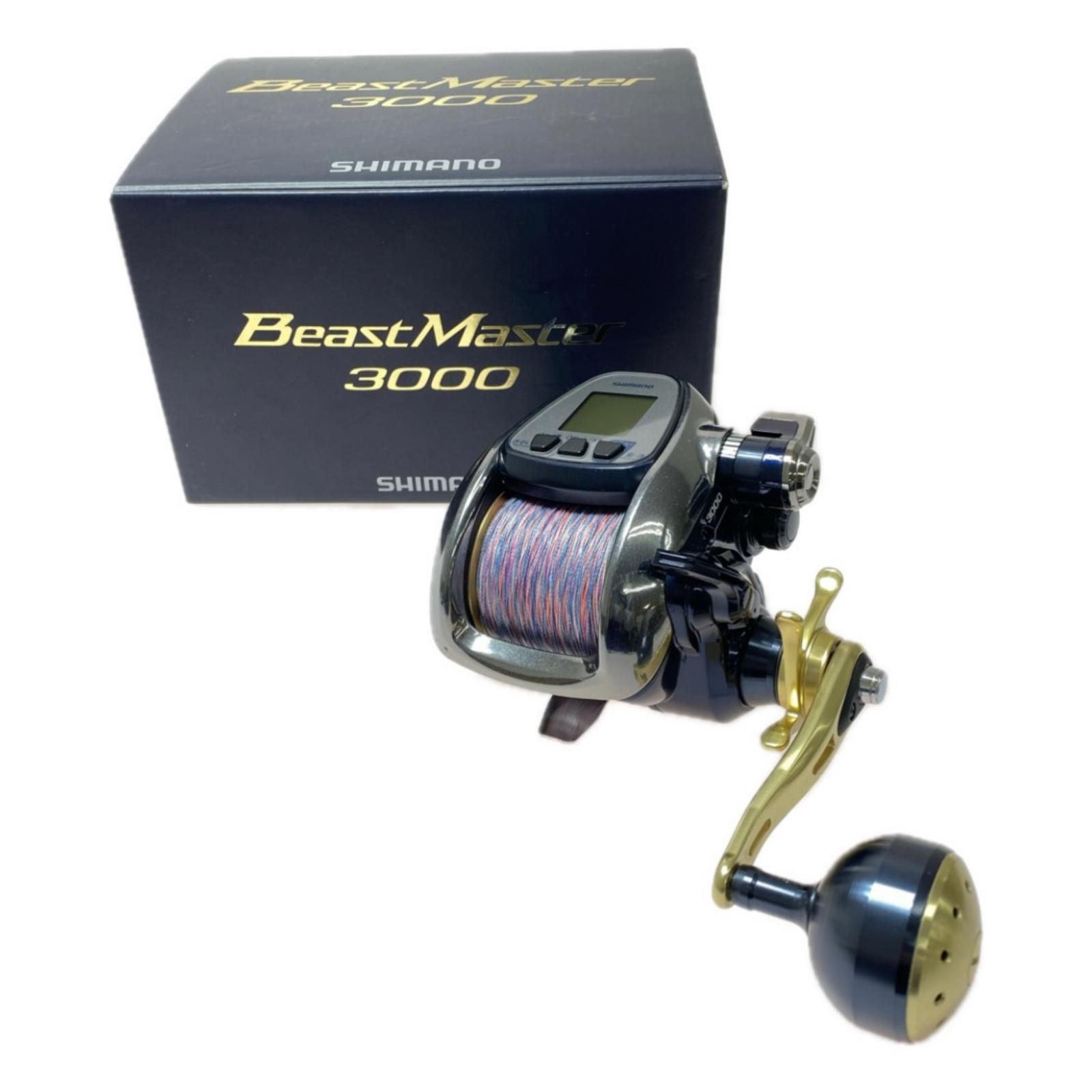 SHIMANO - ▼▼SHIMANO シマノ 電動リール 13ビーストマスター3000  03124 SHIMANO シマノ 13ビーストマスター 3000 キズ有 電動リール