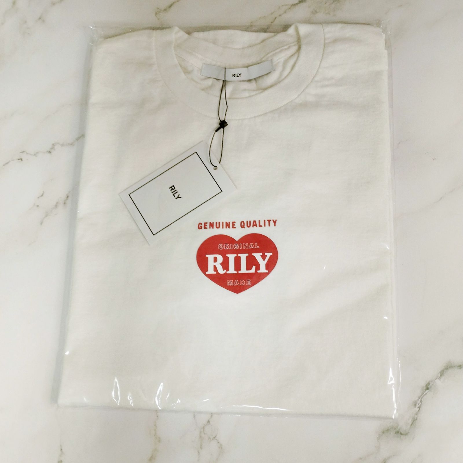 新品】今市隆二 RILY Sサイズ White 今市隆二 RILY ハートロゴ