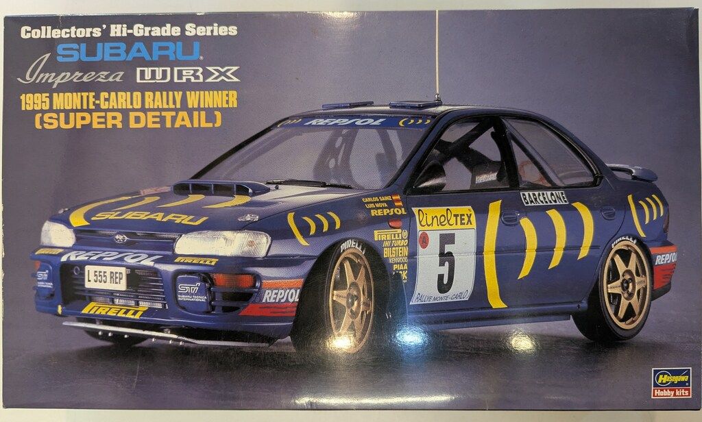 期間値下げ　ハセガワ　スバルインプレッサ1995モンテカルロラリーウィナー ハセガワ スバル インプレッサ 1995 モンテカルロ ラリー