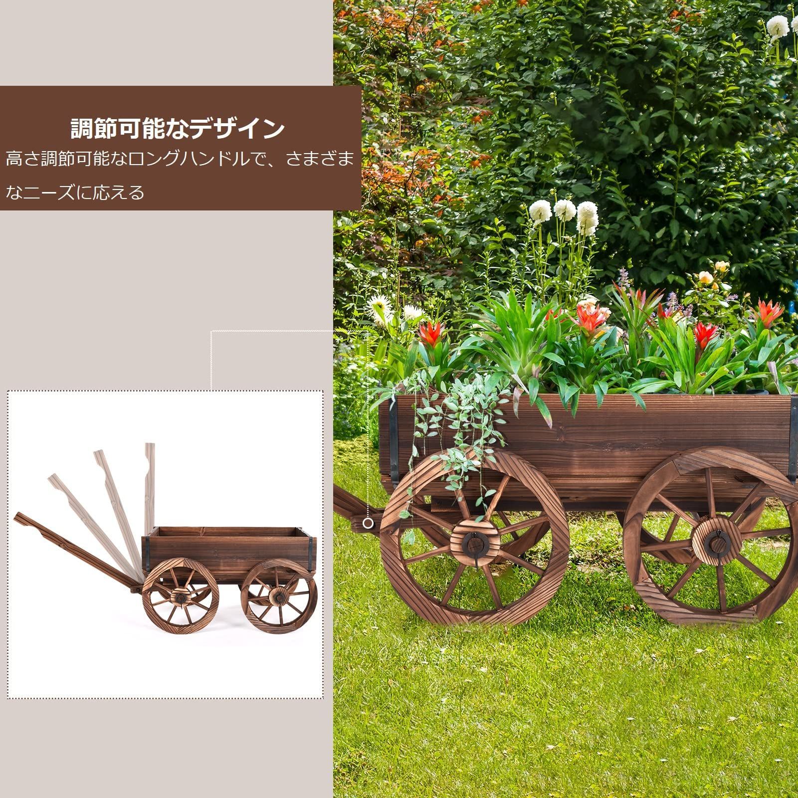 【色: 3個】TANGKULA 植木鉢 鉄 鉢 プランター 花台 鉢植え 植物育