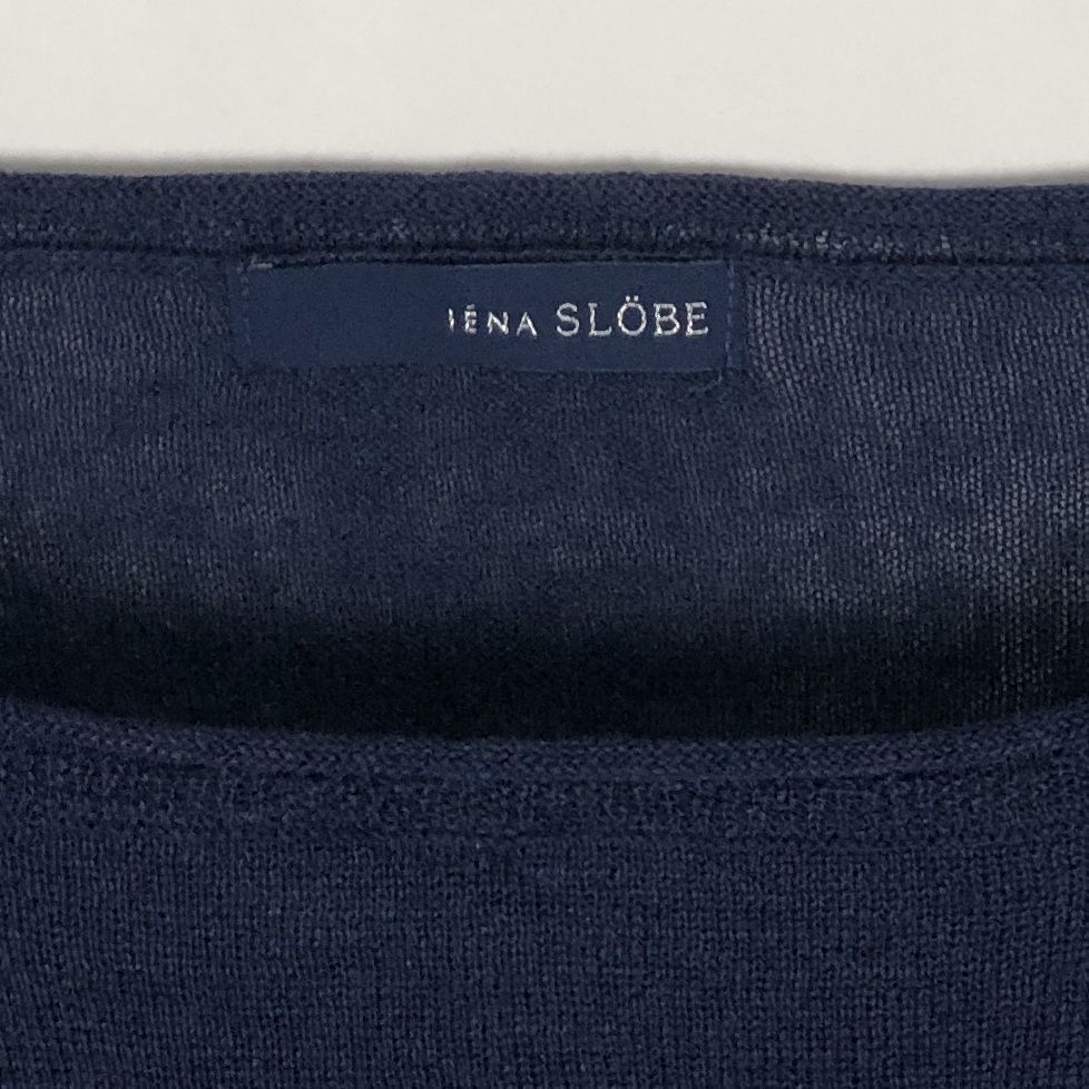 【新品未使用タグ付】 スローブイエナ リネンフレンチスリーブプルオーバー ニット 新品未使用タグ付】 スローブイエナ リネンフレンチスリーブプル