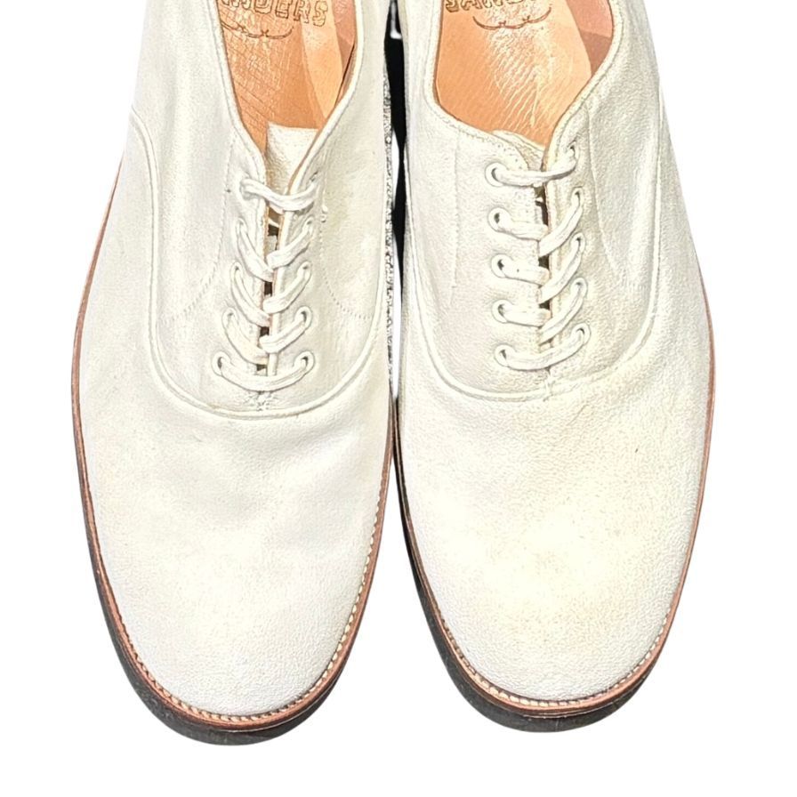 サンダース レザーシューズ ホワイト バックス 70 