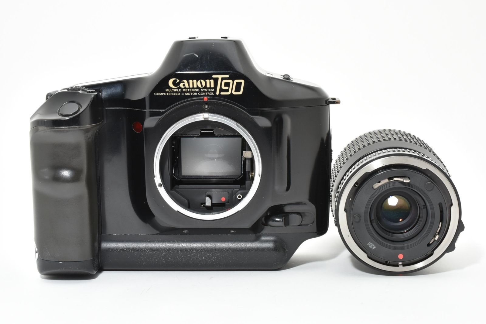  実用品 キヤノン Canon T 90 ボディ FD 35 105 mm F 3 5 4 LL 5821 一眼レフカメラ(フィルム) フィルムカメラ