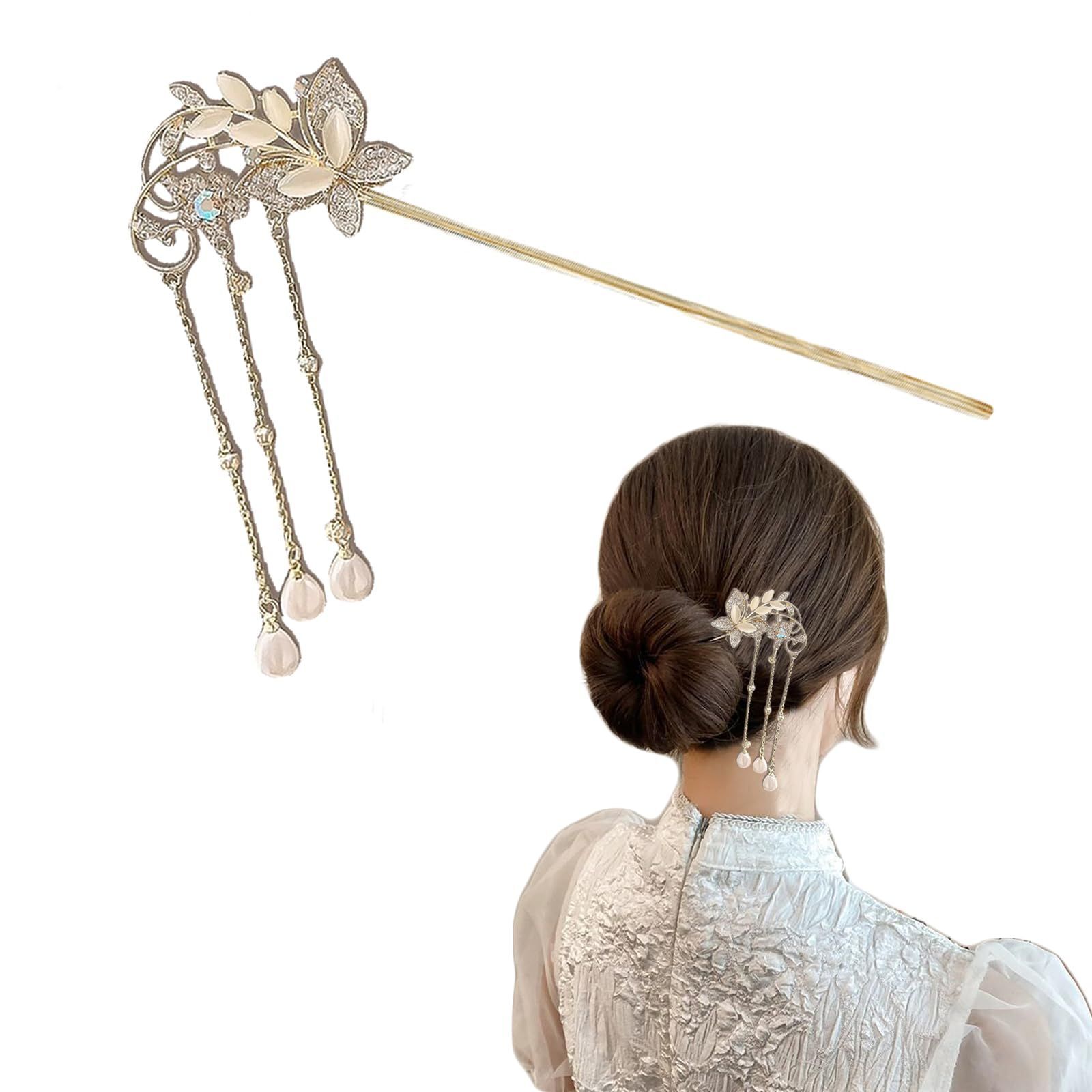ヘアアクセサリー 髪飾り 和装小物 蝶々 古典的 一本挿し