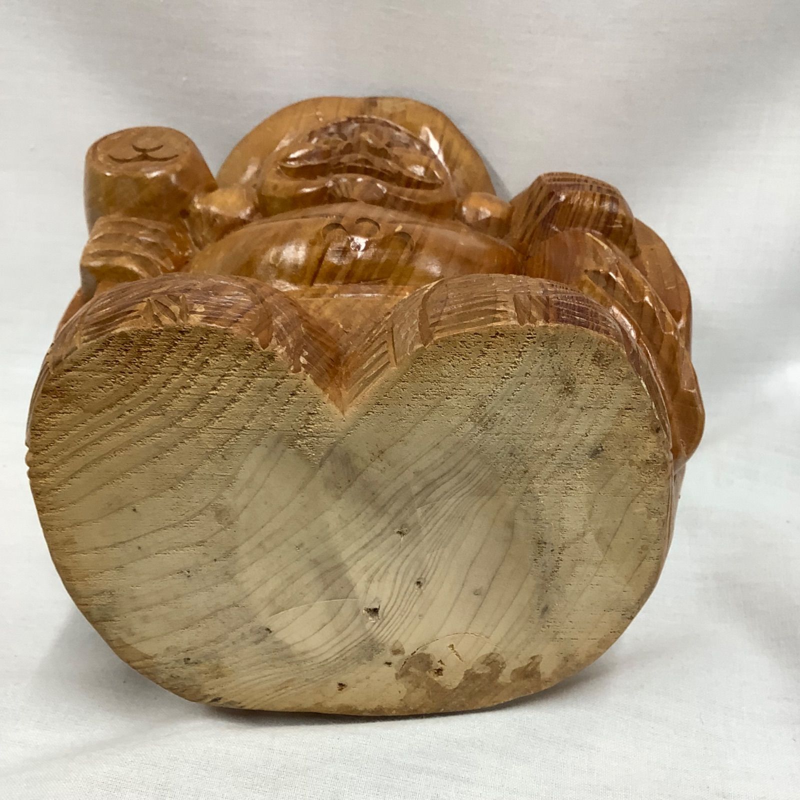 七福神　木彫り　置物 七福神 大黒天 木彫り 置物 インテリア C728 - メルカリ