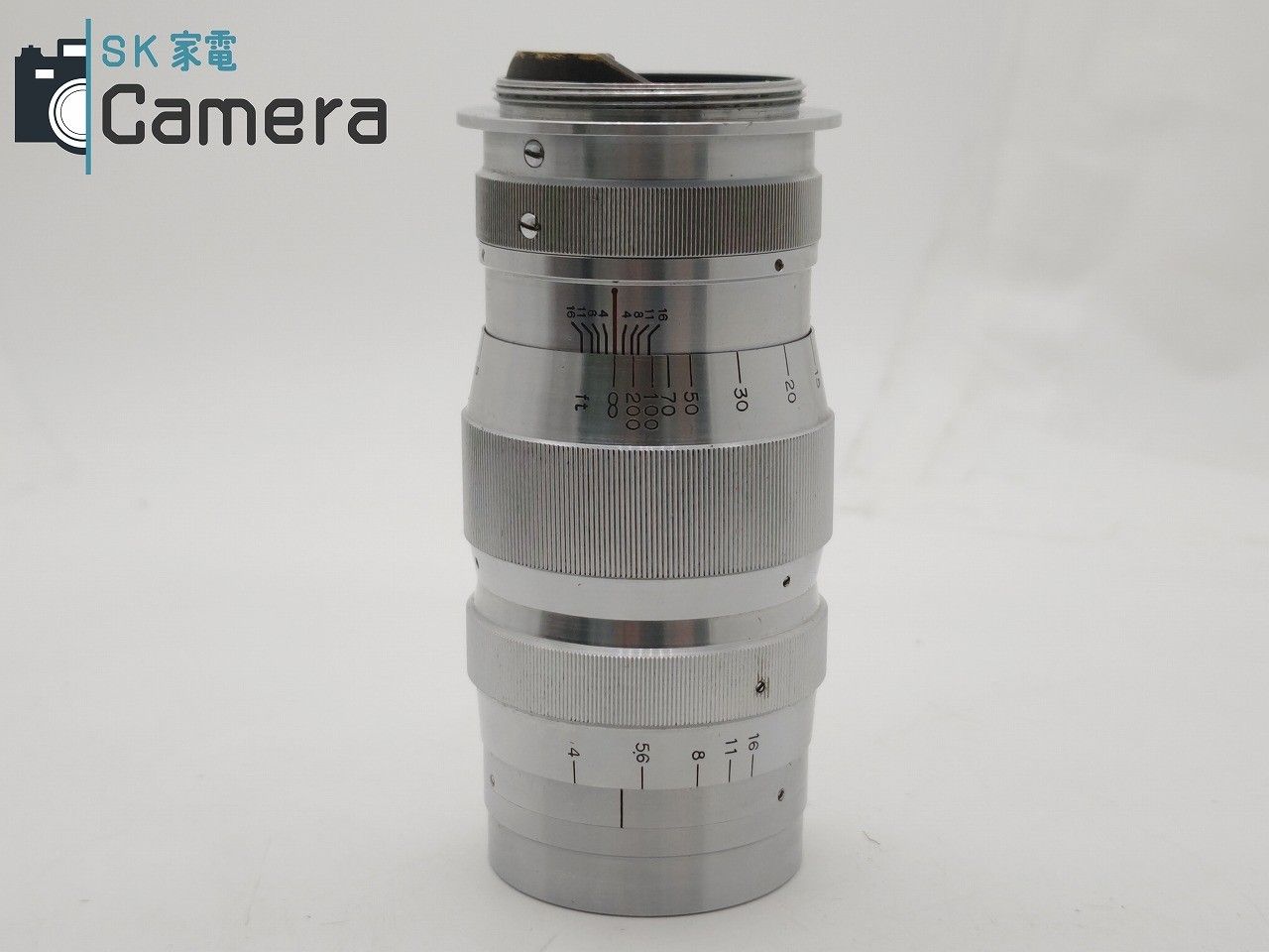 Canon SERENAR 135ｍｍ F4 L39 + 135ｍｍ ファインダー 革ケース メタルキャップ付き キャノン