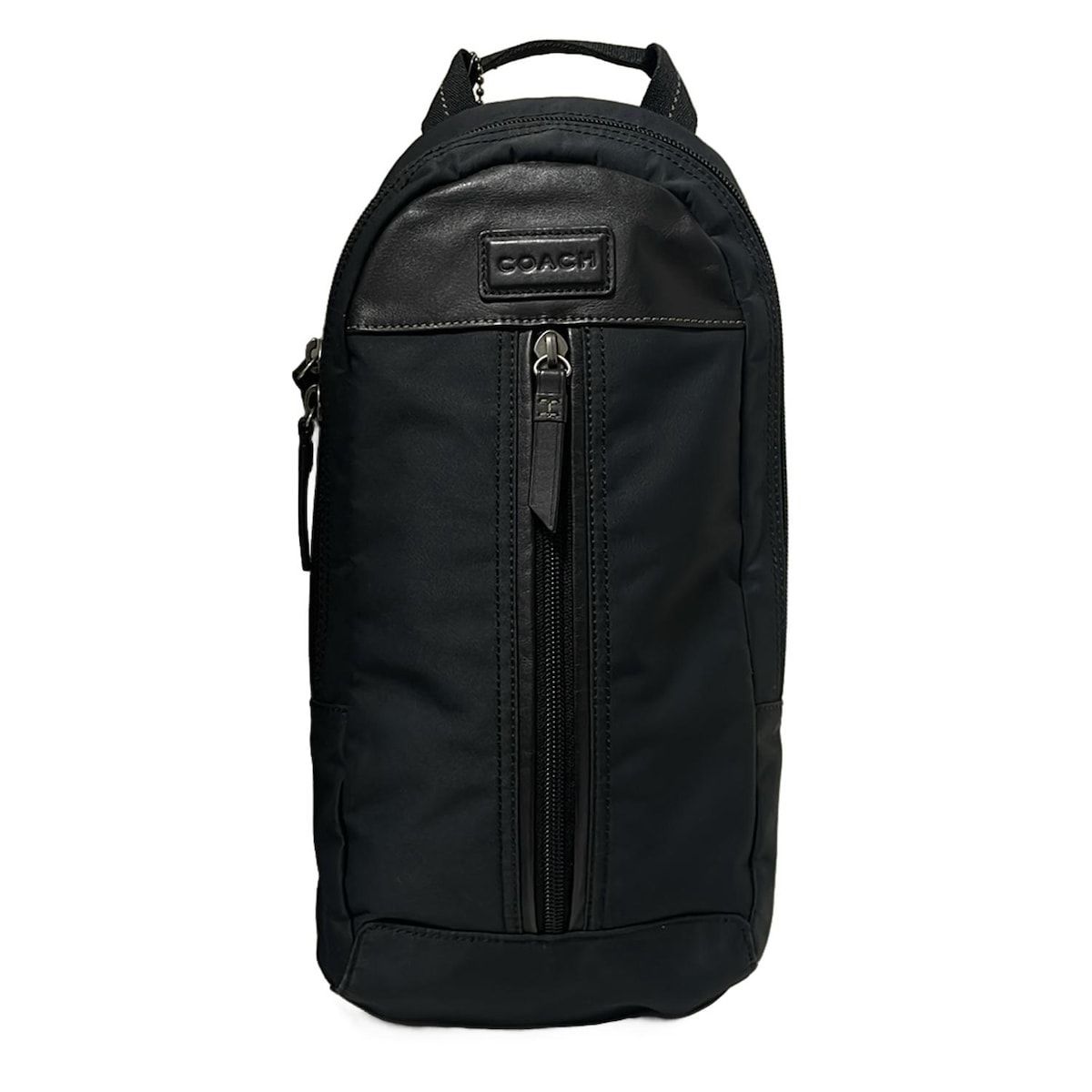 美品/COACH/コーチ メンズ F70692. ワンショルダー ボディバッグ 紺 