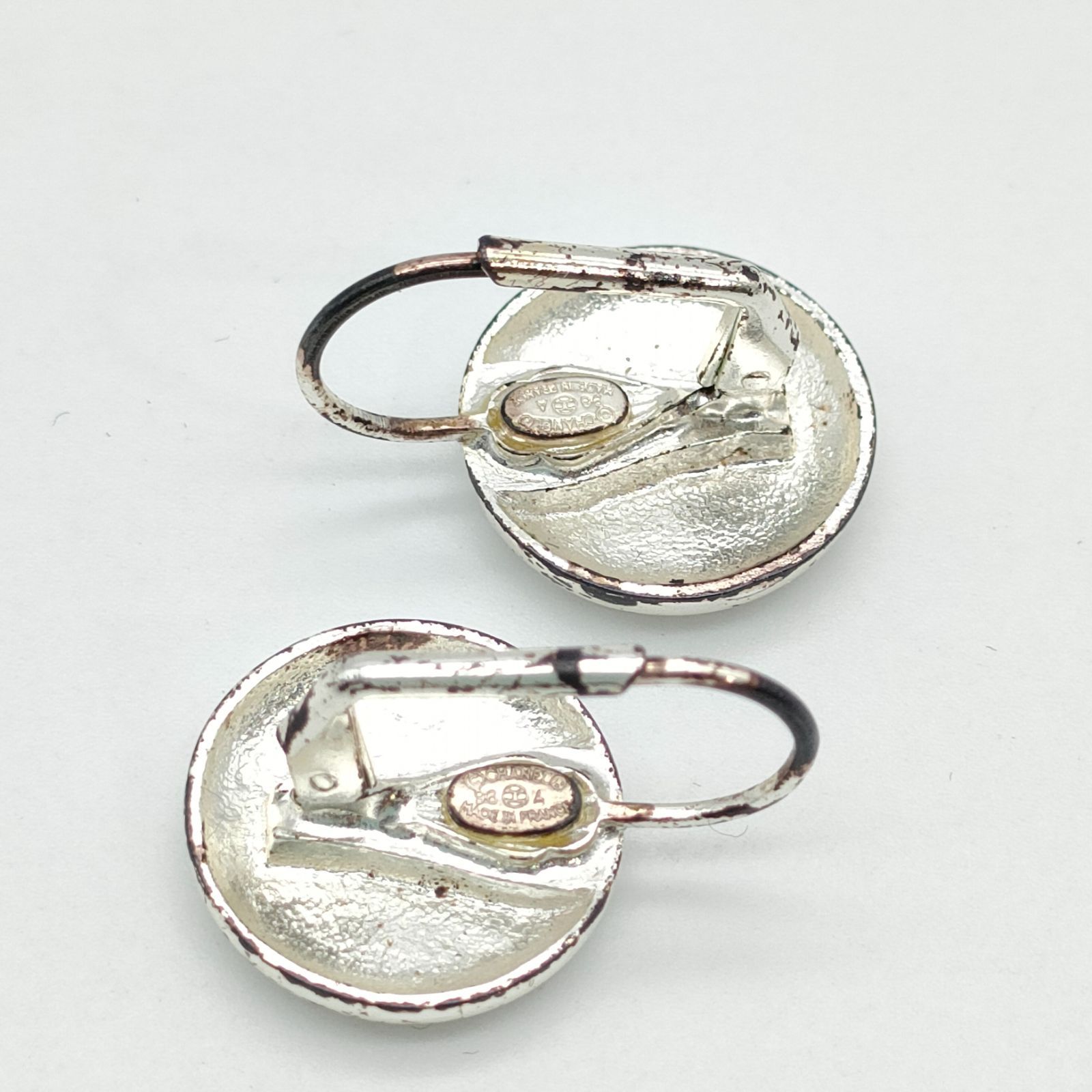 良品 シャネル フックピアス ココマーク シルバー 96A アクセサリー 片耳 CHANEL シャネル ココマーク ピアス フックピアス シルバー 96A