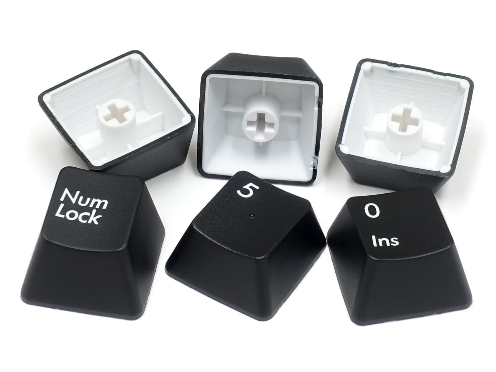 2色成形キーキャップ搭載 リング型キープラー付