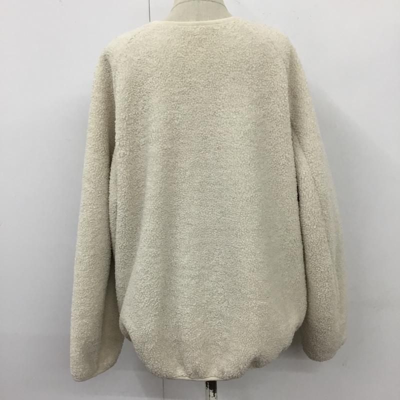 UNIQLO ユニクロ カーディガン 長袖 241-418245 ボアフリースVネックフルジップカーディガン ジップアップジャケット - メルカリ