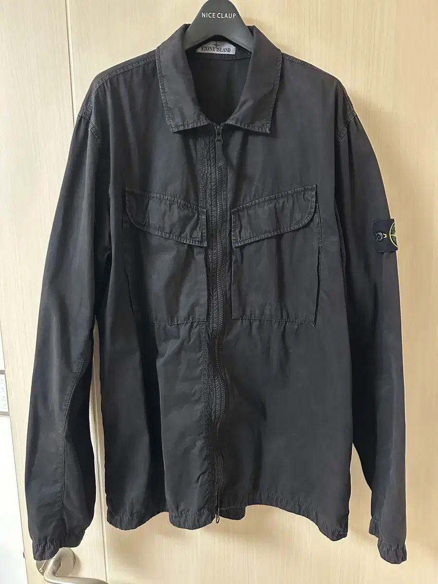 STONE ISLAND ストーンアイランド 黒 オーバーサイズシャツ XL