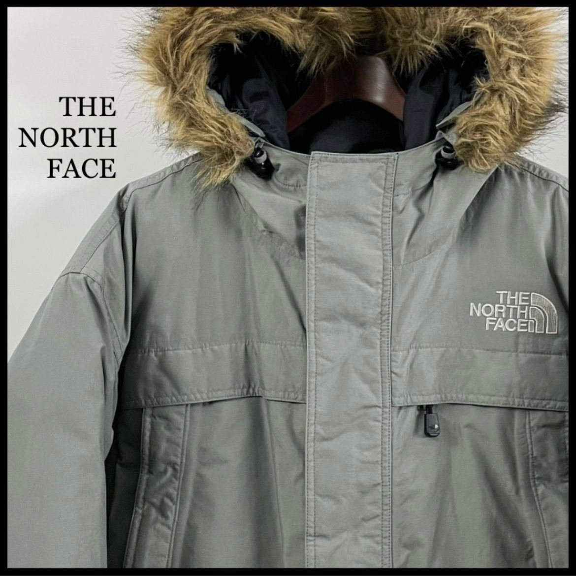 THE NORTH FACE ノースフェイス マクマードパーカ グレー 美品 - 古着