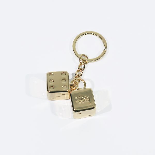 本格派ま！ STUSSY ステューシー METAL DICE KEYCHAIN メタル ダイス キー 小物