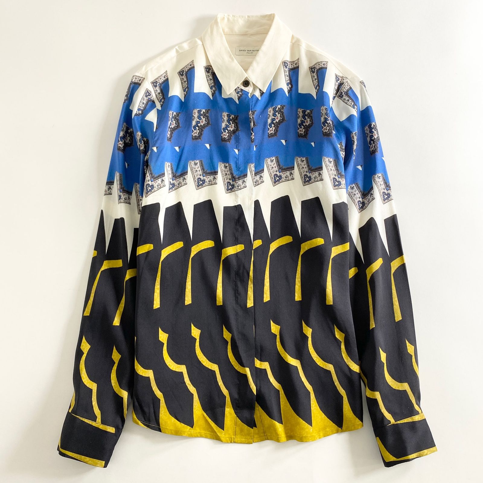 DRIES VAN NOTEN 17SS Tシャツ コットンシルク DRIES VAN NOTEN - DRIES VAN NOTEN シルク 半袖シャツの通販 by