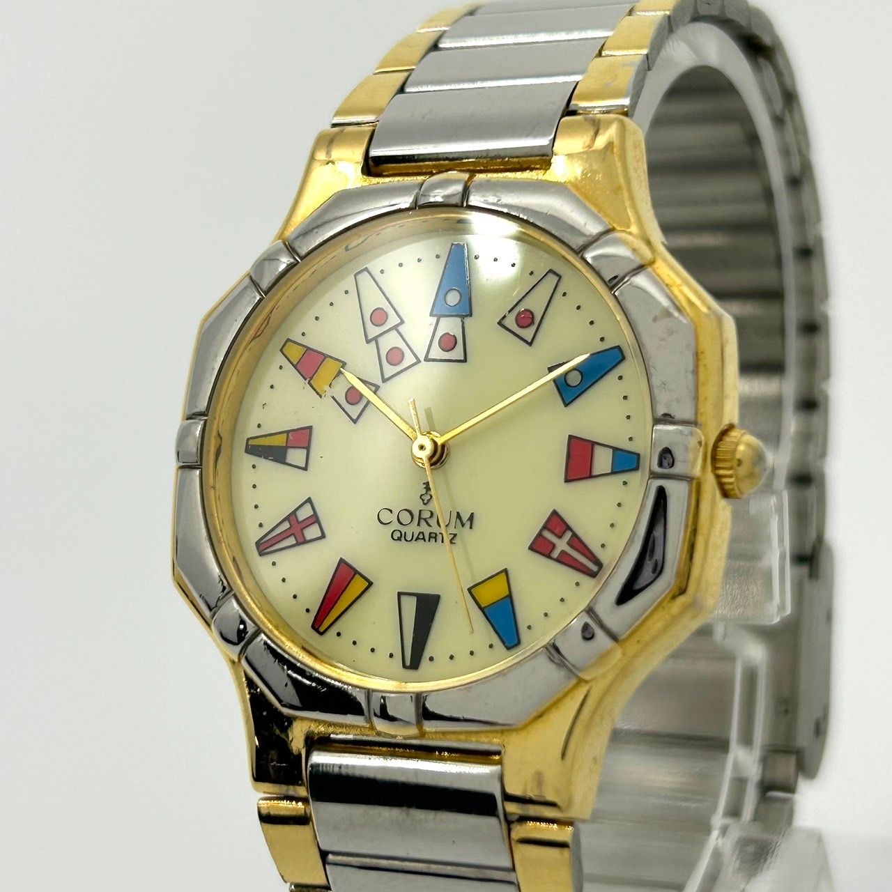 電池交換済】希少 CORUM コルム アドミラルズカップ 腕時計 メンズ  