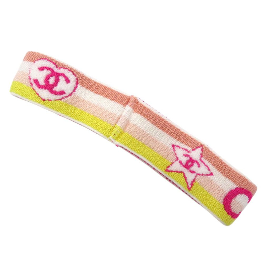  シャネル ココマーク ヘアバンド リストバンド フィンガーバンド 3点セット ファブリック マルチ 1472 CHANEL ヘアバンド ヘアケア