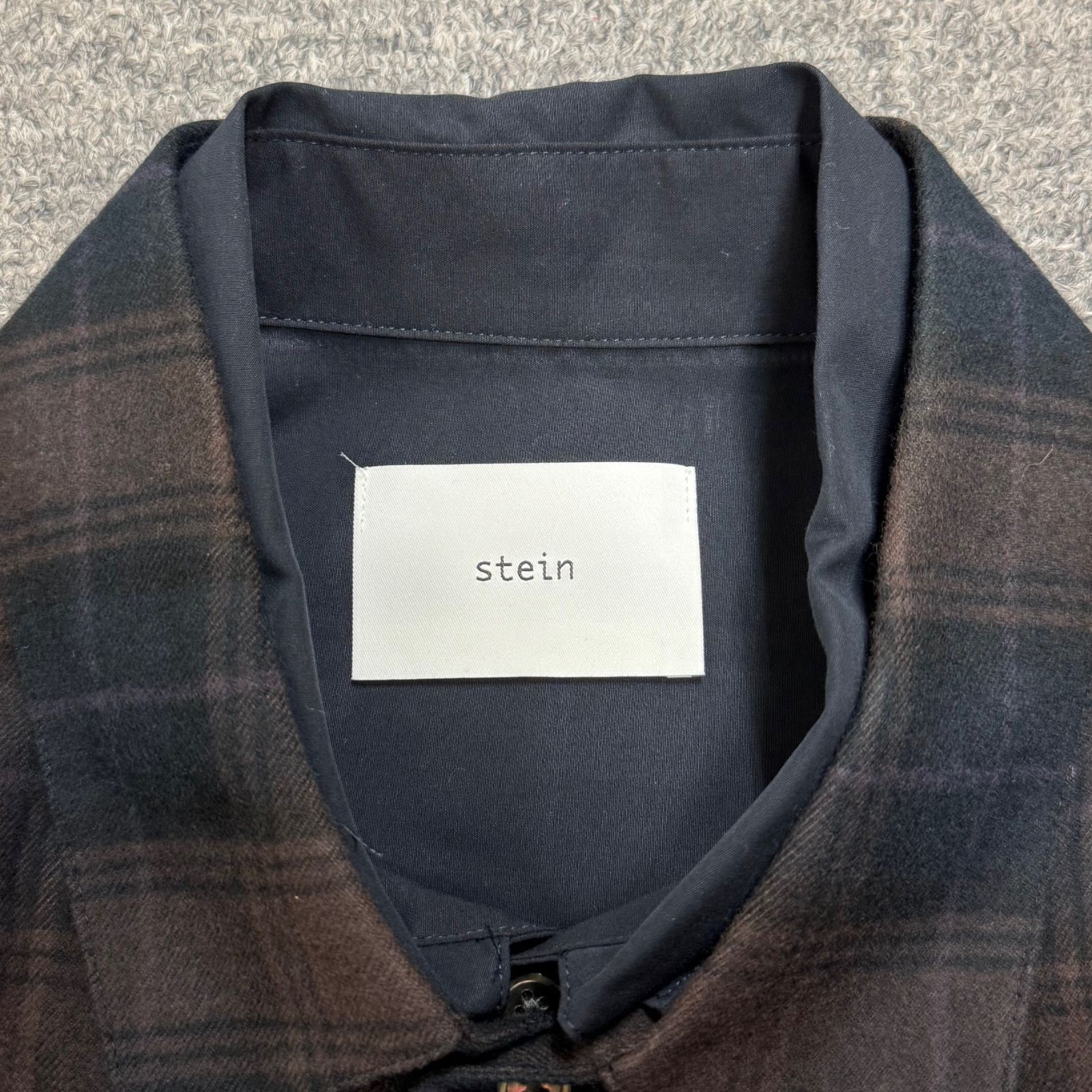 stein シュタイン フランネル チェック シャツ ネルシャツ ST.467 stein(シュタイン) OVERSIZED COTTON FLANNEL SHIRTチェック