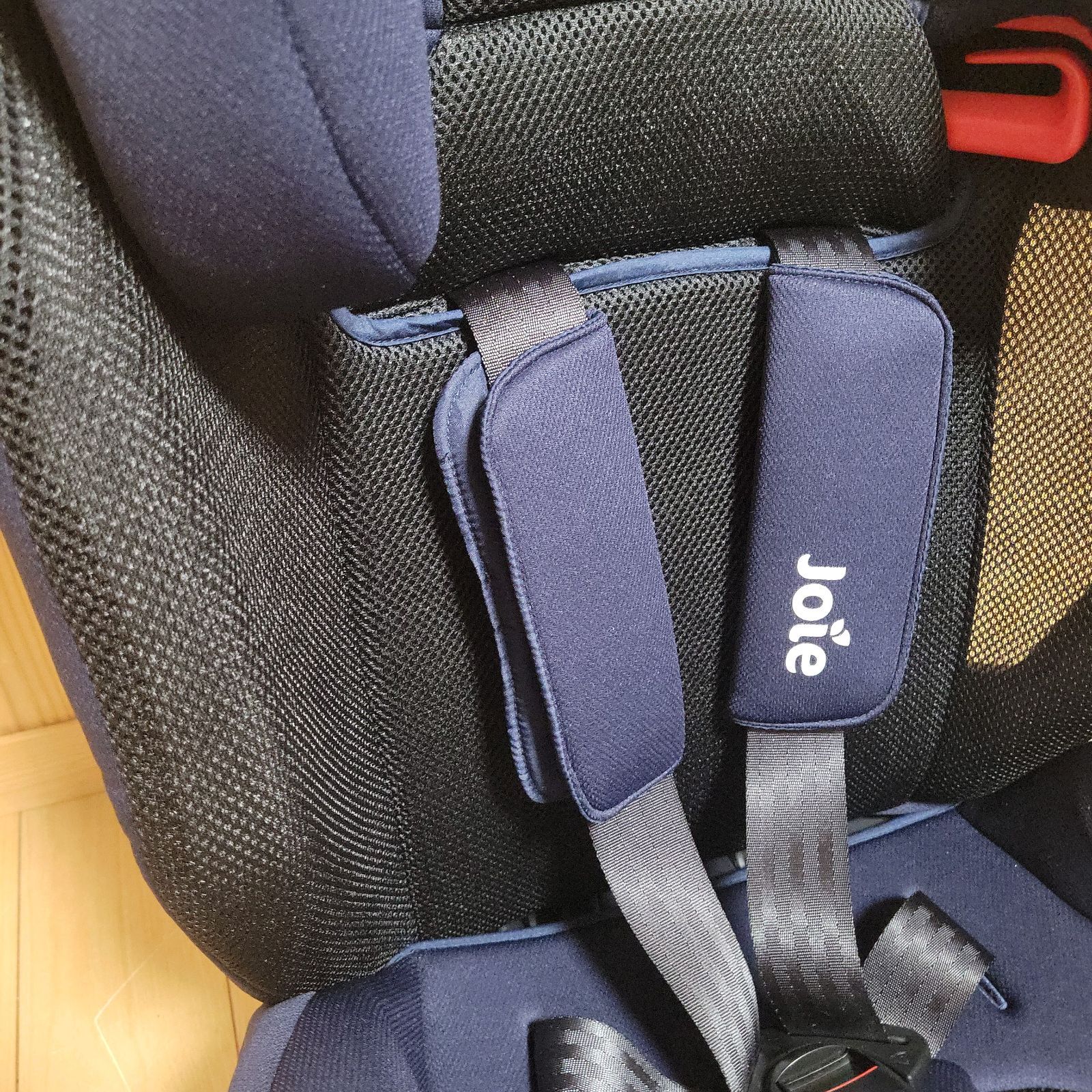 【美品】Joie ジュニアシート カトージ エレベート メッシュ ネイビー 良品】Joie エレベート ジュニアシート ネイビー メッシュ 美品＊Joie