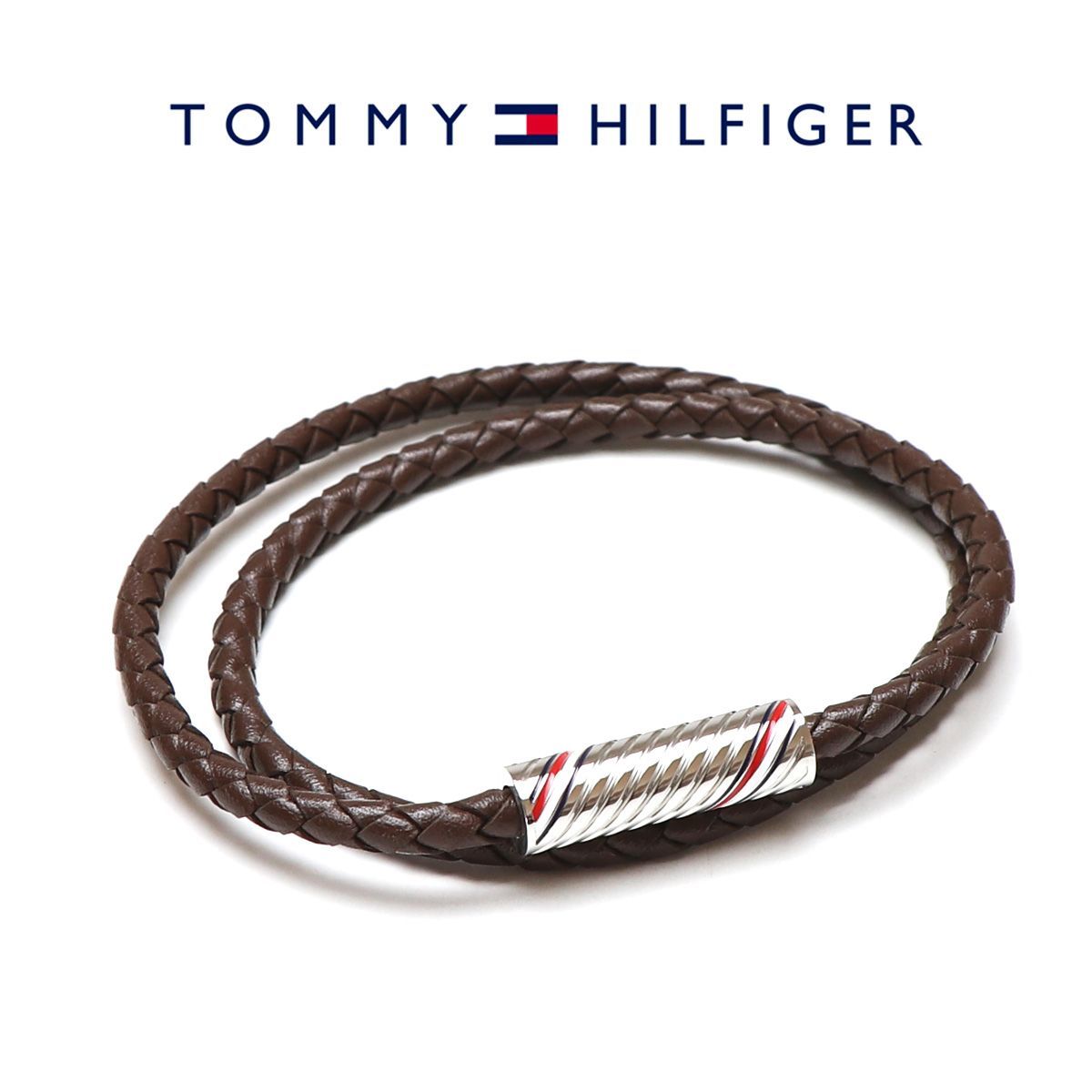 トミーヒルフィガー ブレスレット tommy hilfiger トミー ブレス 二連 ダブルラップ レザーブレスレット 革 皮 2790468  ブラウン 茶色 ブランドロゴ メンズ シンプル アクセサリー アクセ 男性 ユニセックス - メルカリ