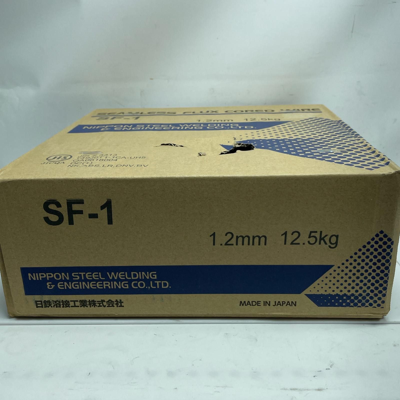 【未使用品】日鐵　溶接ワイヤ　SF-1　1.2mm　15kg　② 日鉄溶接工業 フラックスワイヤ入り溶接ワイヤ SF-1 SF-1