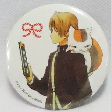 中古】バッジ・ピンズ(キャラクター) 夏目貴志＆ニャンコ先生 缶