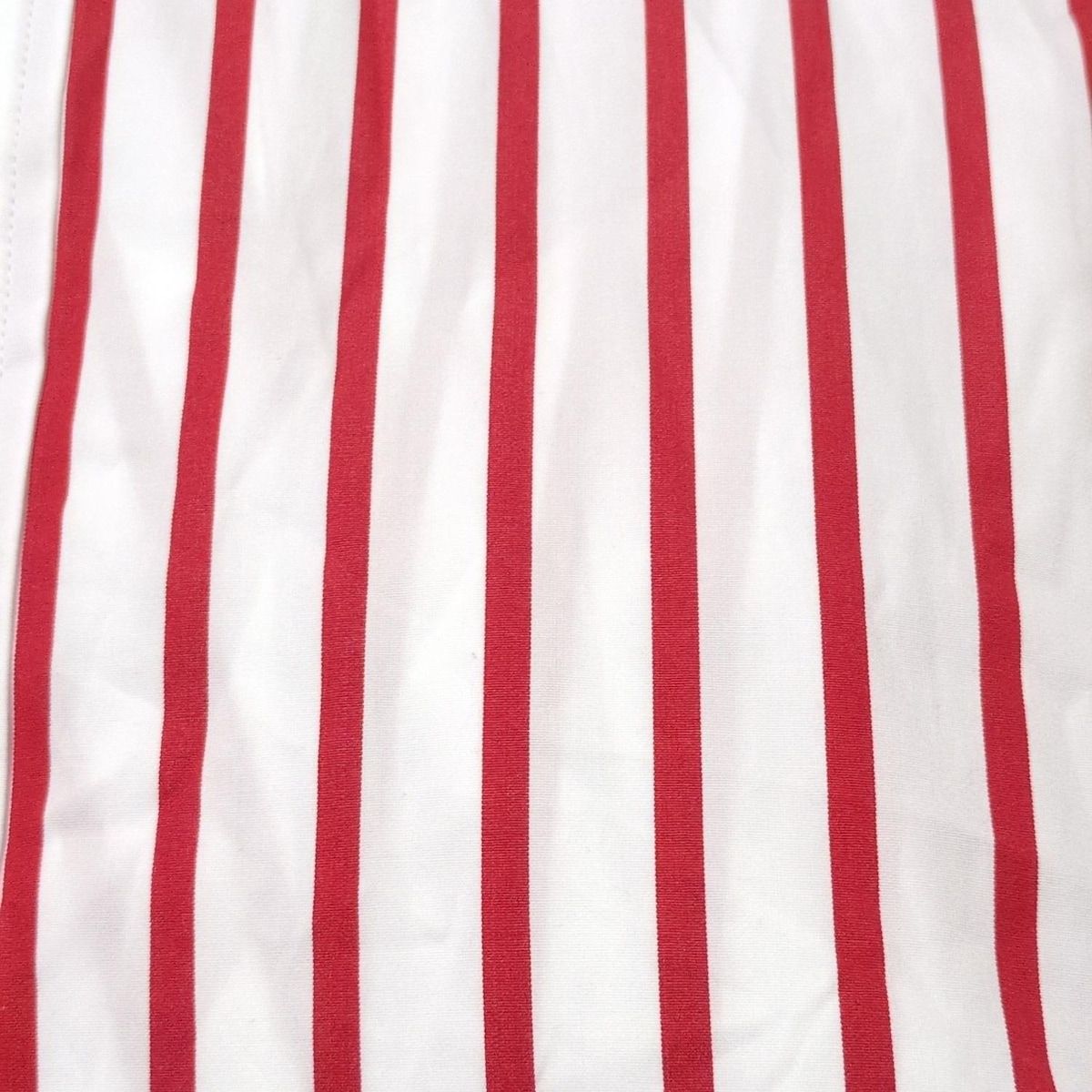 POLObyRalphLauren ポロラルフローレン 巻きスカート サイズ10 L レディース - 白×レッド マキシ丈 ストライプ GULLKHAN_COM