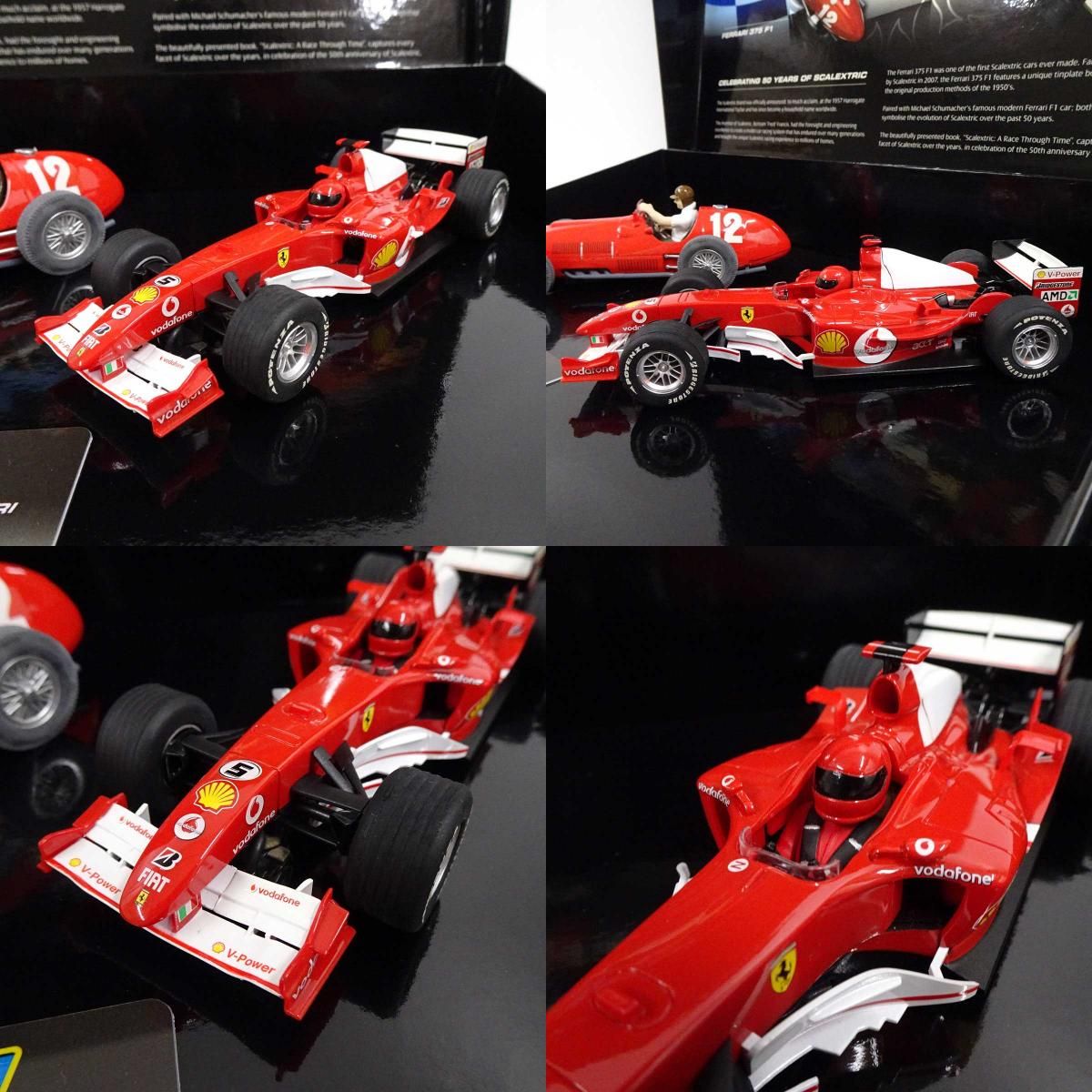 Scalextric スロットカー 50周年 FERRARI 375 + F1 248 2台セット