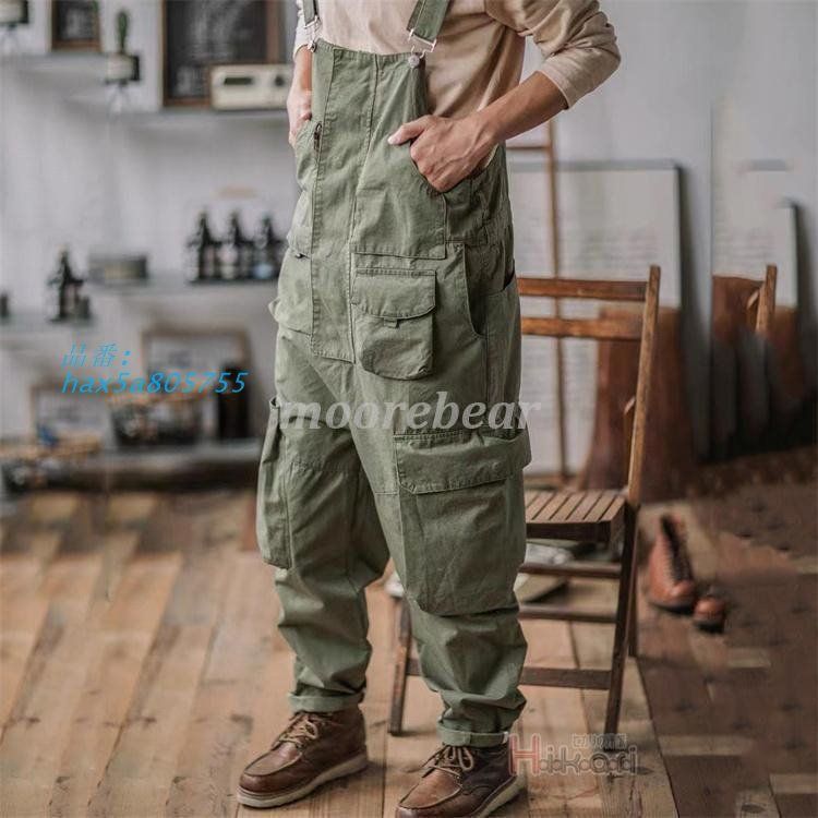  オーバーオール サロペット メンズ つなぎ ツナギ サルエルパンツ 作業着 作業服 カーゴパンツ ロングパンツ オールインワン hax 5 a 805755 オーバーオール つなぎ パンツ