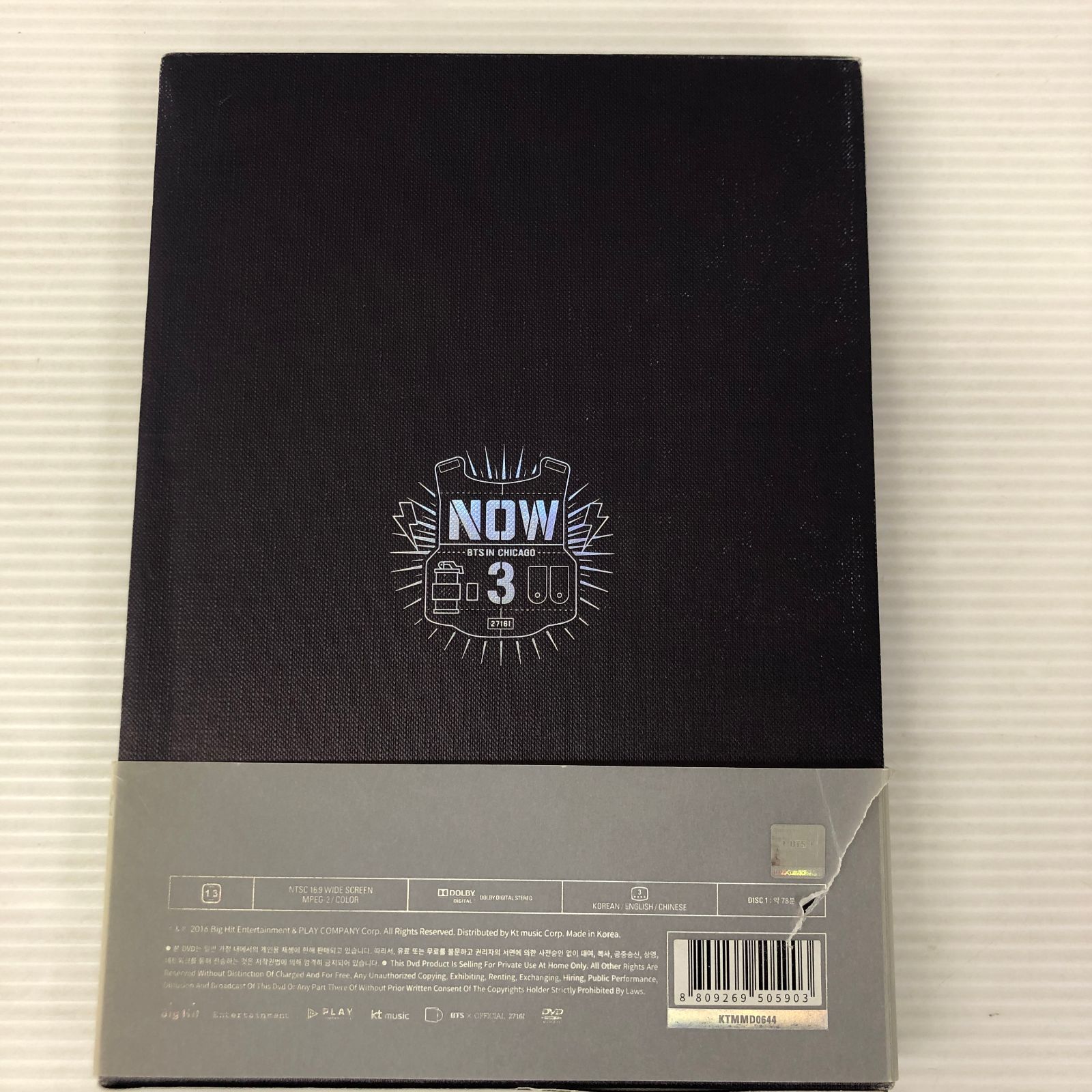 リージョンコード1・3】BTS Photobook 'Now 3' in Chicago