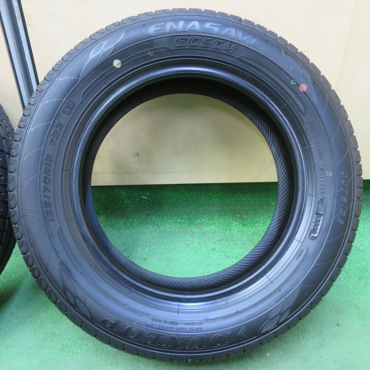 新車外し 23年 155 70R13 ダンロップ エナセーブ EC204 タイヤ 13インチ エブリイ バモス タウンボックス ネイキッド ミラ 等 5090408イノタ TRITUETUBI_COM
