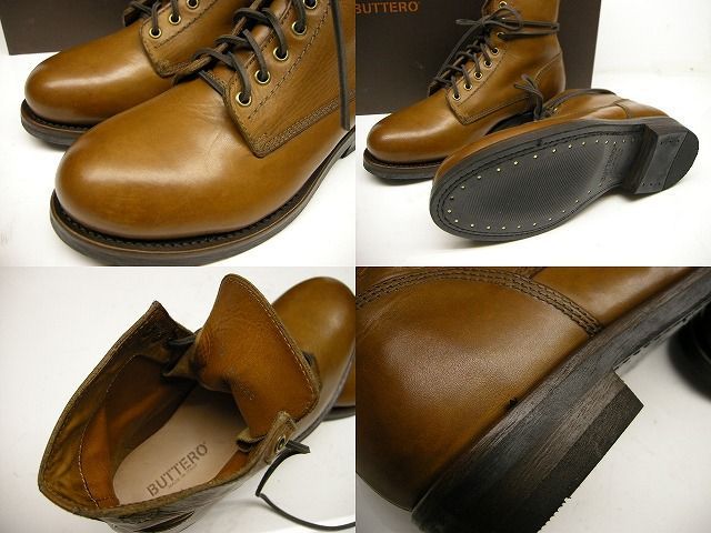 サイズ43-44 (27.5-28.5cm相当)□新品□ブッテロ BUTTERO ブーツ